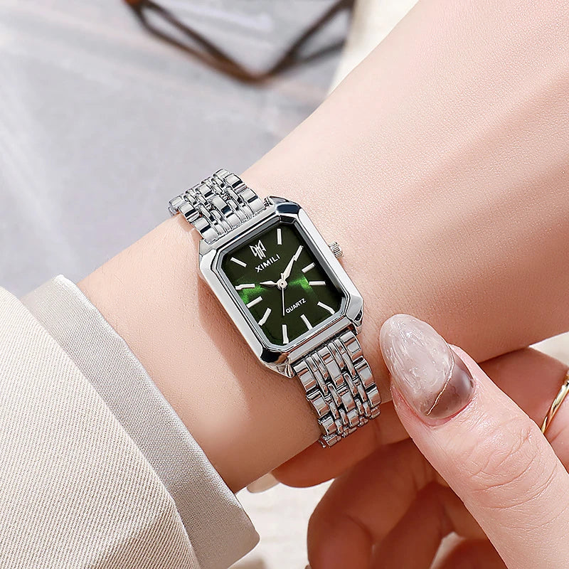 2025 Hot Brand Stainless Steel Strap Watch Women Luxury Gift