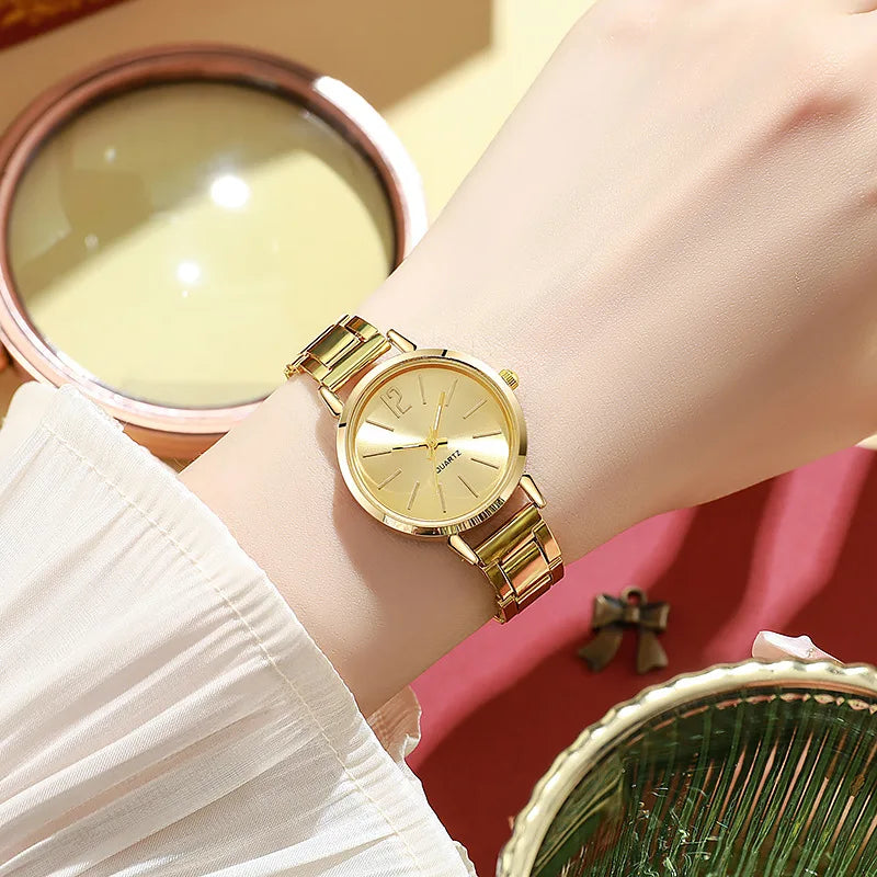 Luxury Watch for Women Simple Round Dial Stainless---Elegance you can feel