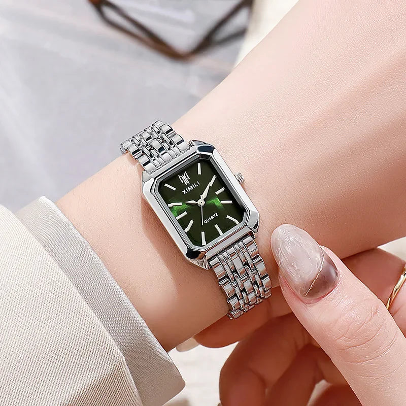 2025 Hot Brand Stainless Steel Strap Watch Women Luxury Gift