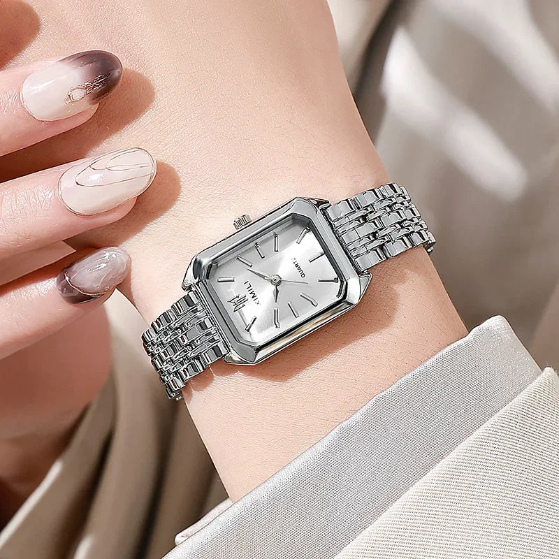 2025 Hot Brand Stainless Steel Strap Watch Women Luxury Gift