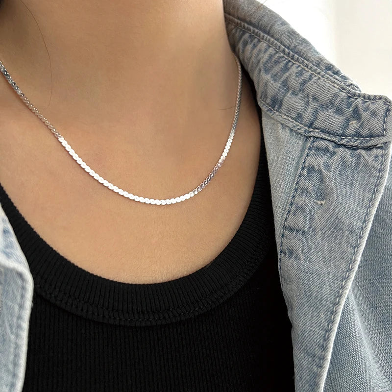 Silver Exquisite Choker Necklace