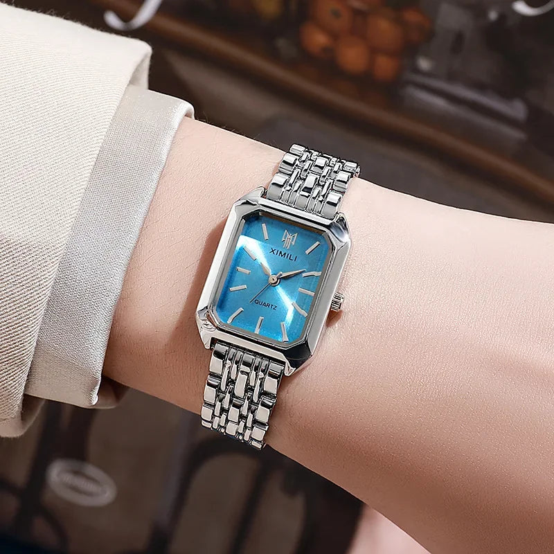 2025 Hot Brand Stainless Steel Strap Watch Women Luxury Gift