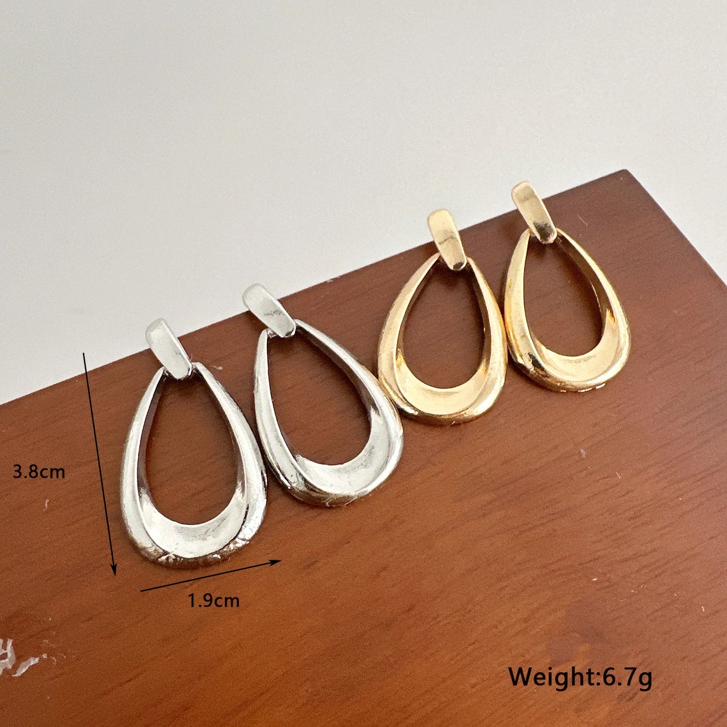 French Style Geometric Earring-drop