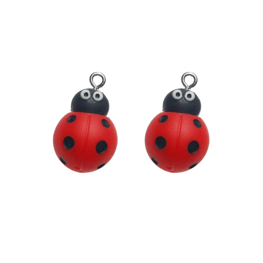 Animal Resin Charms Kawaii Pendants