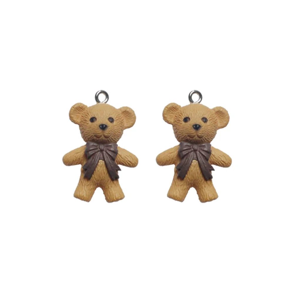 Animal Resin Charms Kawaii Pendants