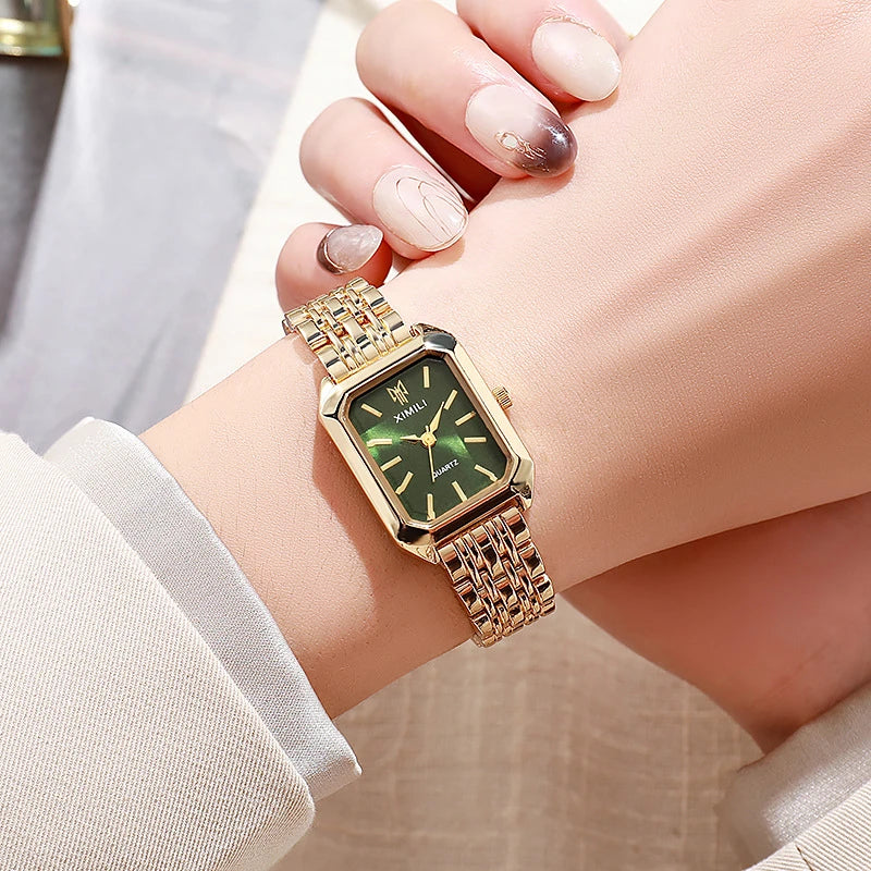 2025 Hot Brand Stainless Steel Strap Watch Women Luxury Gift