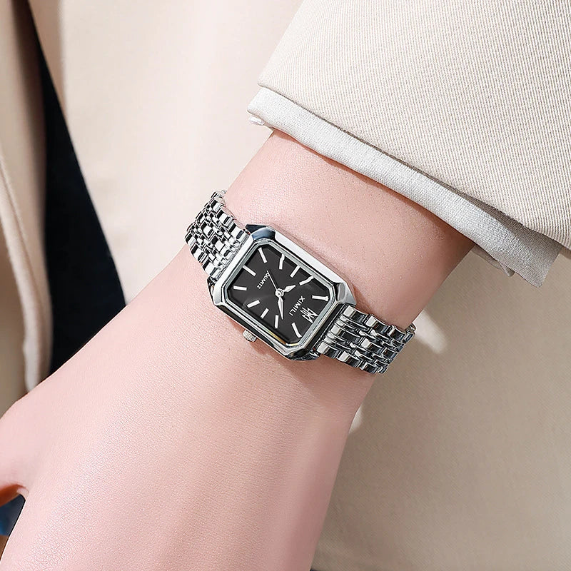 2025 Hot Brand Stainless Steel Strap Watch Women Luxury Gift
