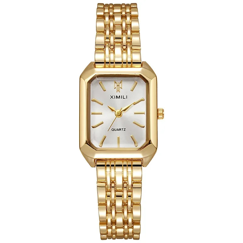 2025 Hot Brand Stainless Steel Strap Watch Women Luxury Gift