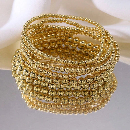 Fashion Simple Bead Bracelet Set