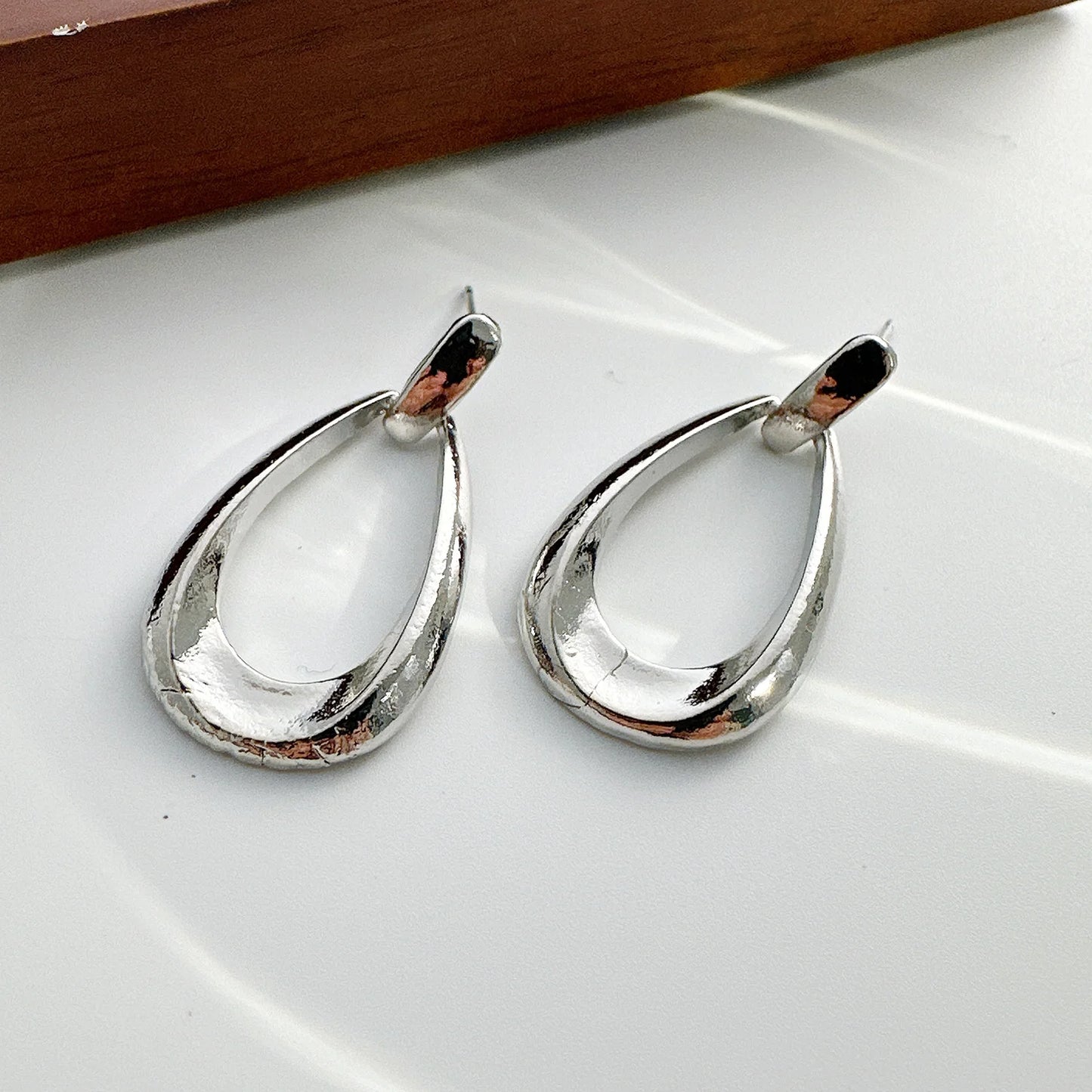 French Style Geometric Earring-drop