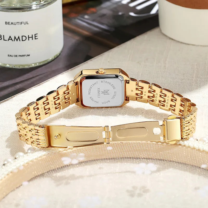 2025 Hot Brand Stainless Steel Strap Watch Women Luxury Gift