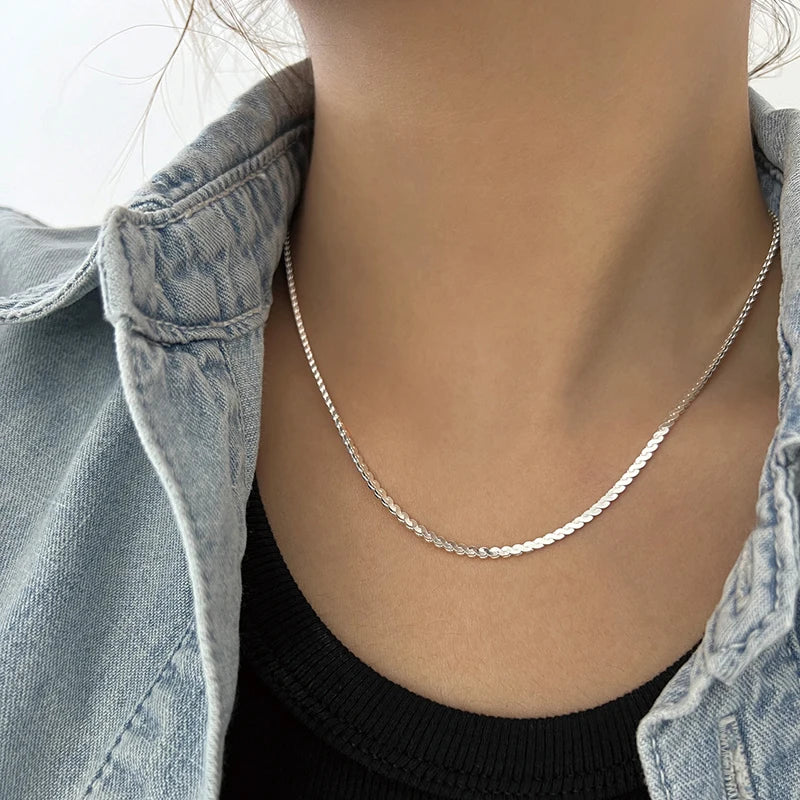 Silver Exquisite Choker Necklace