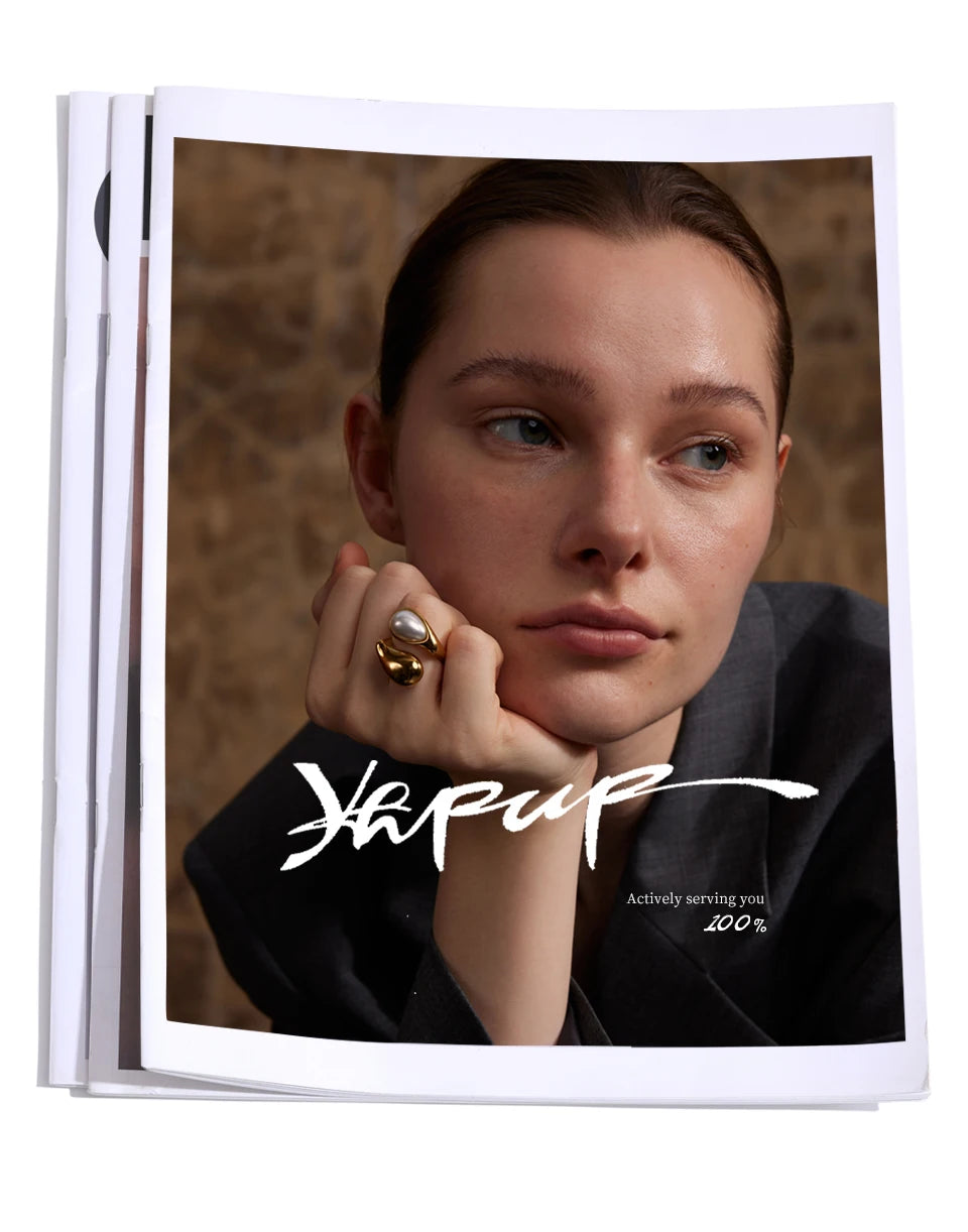 Imitation Pearl Water Drop Ring – 316L Stainless Steel Gold & Platinum Plated Elegant Jewelry for Women