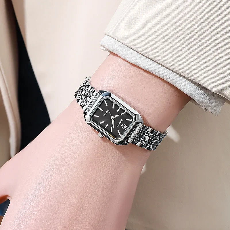 2025 Hot Brand Stainless Steel Strap Watch Women Luxury Gift